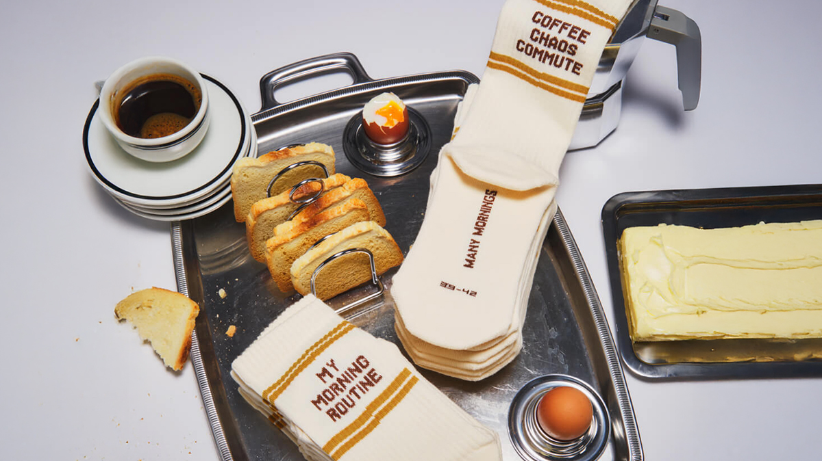 Many Mornings - skarpetki sportowe - RUSH ROUTINE